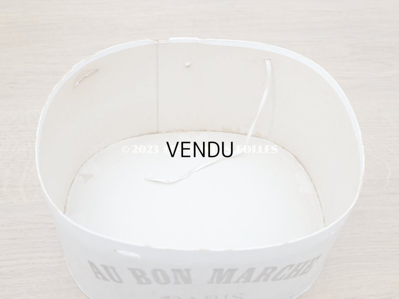 画像12: 19世紀末 アンティーク　ハットボックス　- AU BON MARCHE -