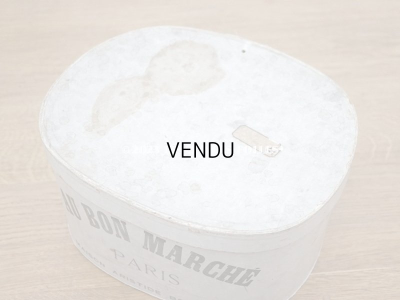 画像6: 19世紀末 アンティーク　ハットボックス　- AU BON MARCHE -