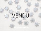 アンティーク フレンチジェット 星型ビーズ 約8mm 40ピースのセット