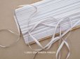 画像1: アンティーク  リボン刺繍 & ロココトリム用 シルク製 リボン 5m 極細3mm幅 グレイッシュパープル (1)