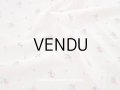 アンティーク  小花柄 シルク製ファブリック パウダーピンク　75✗97cm