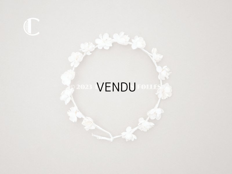 画像11: アンティーク ドール用 ティアラ 小さな花冠