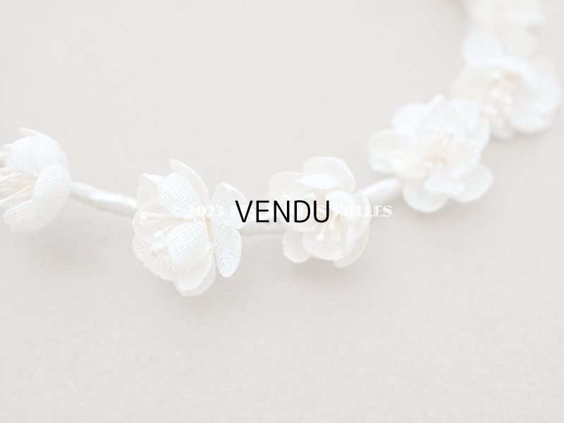 画像4: アンティーク ドール用 ティアラ 小さな花冠