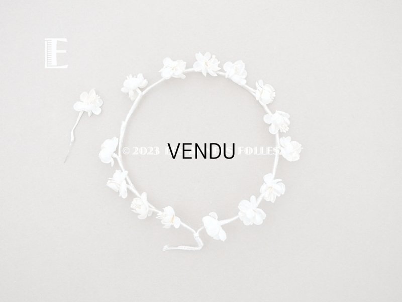 画像18: アンティーク ドール用 ティアラ 小さな花冠