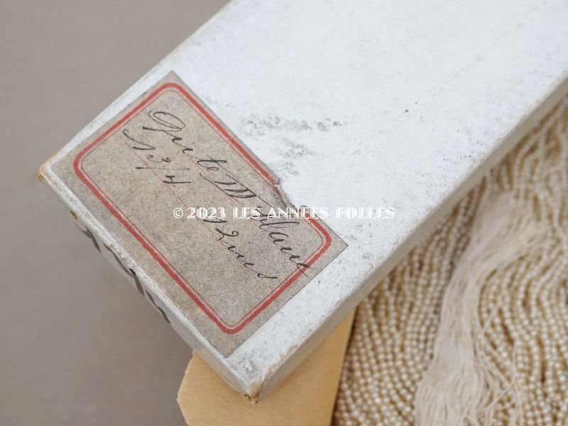 画像6: 1910~1920年頃 アンティーク 極小 1.75mm フェイクパール  スフレビーズ  約2000ピース 吹きガラス製ビーズ