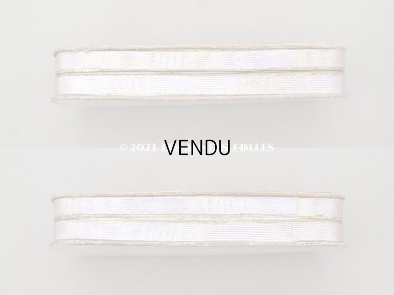 画像3: 1900年頃 アンティーク マーガレットのジュエリーボックス ライラック色