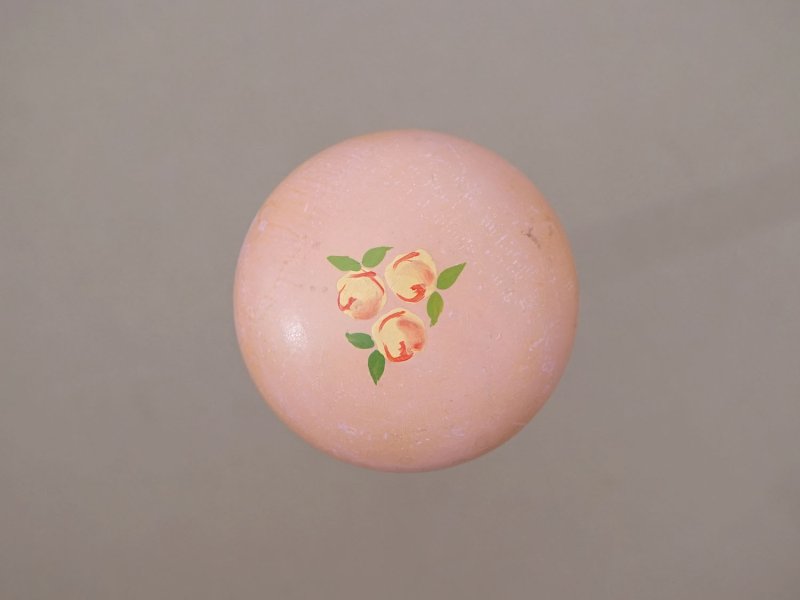 画像12: アンティーク ハットスタンド 薔薇のハンドペイント　ピンク