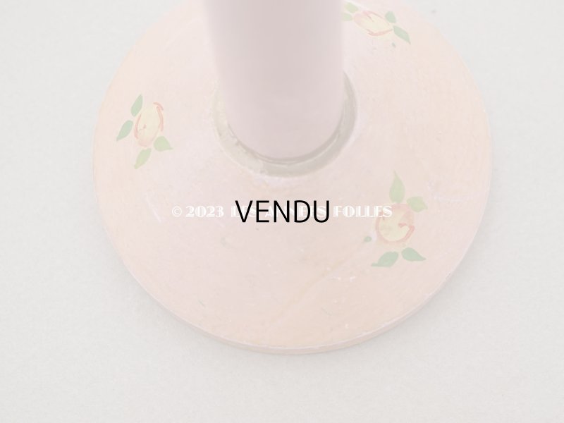 画像15: アンティーク ハットスタンド 薔薇のハンドペイント　ピンク