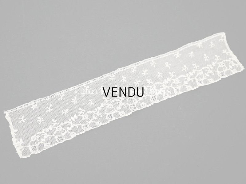 画像3: 19世紀 アンティーク ニードルレース アランソンレース 新品同様 33cm【 ポワン・ダランソン 】