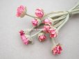画像10: アンティーク デイジーの蕾の布花 11輪のセット