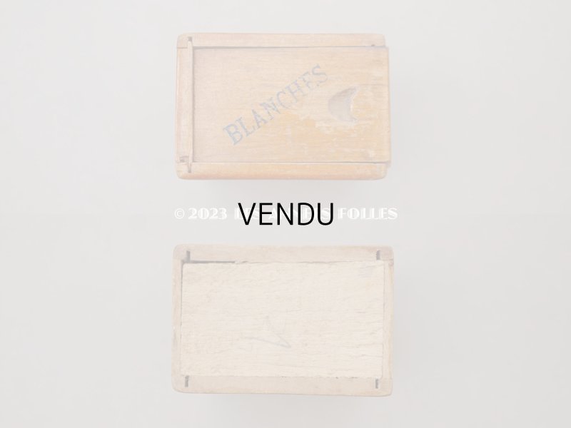 画像5: アンティーク ボンマルシェのエパングルケース 木箱 - AU BON MARCHE -