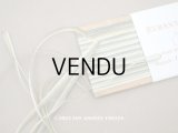 アンティーク  リボン刺繍 & ロココトリム用 シルク製 リボン 4.75m 極細3mm幅 グリーン RUBANS TRIANON 108