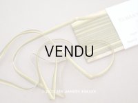 アンティーク  リボン刺繍 & ロココトリム用 シルク製 リボン 1.8m 極細3mm幅 グリーン RUBANS TRIANON 15