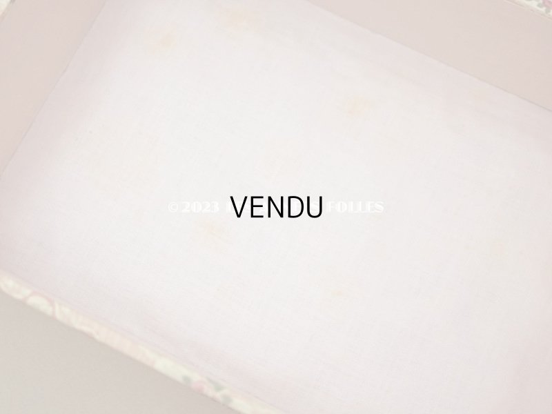 画像7: 1900年頃 アンティーク ローズパニエ柄　カルトナージュボックス 