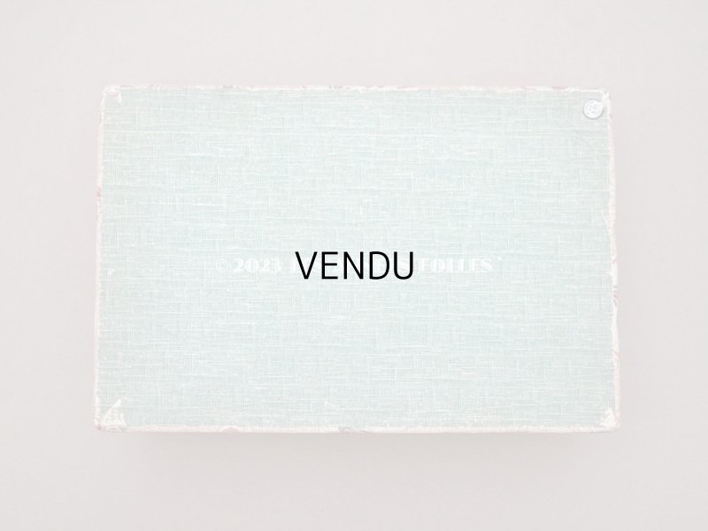 画像8: 1900年頃 アンティーク ローズパニエ柄　カルトナージュボックス 