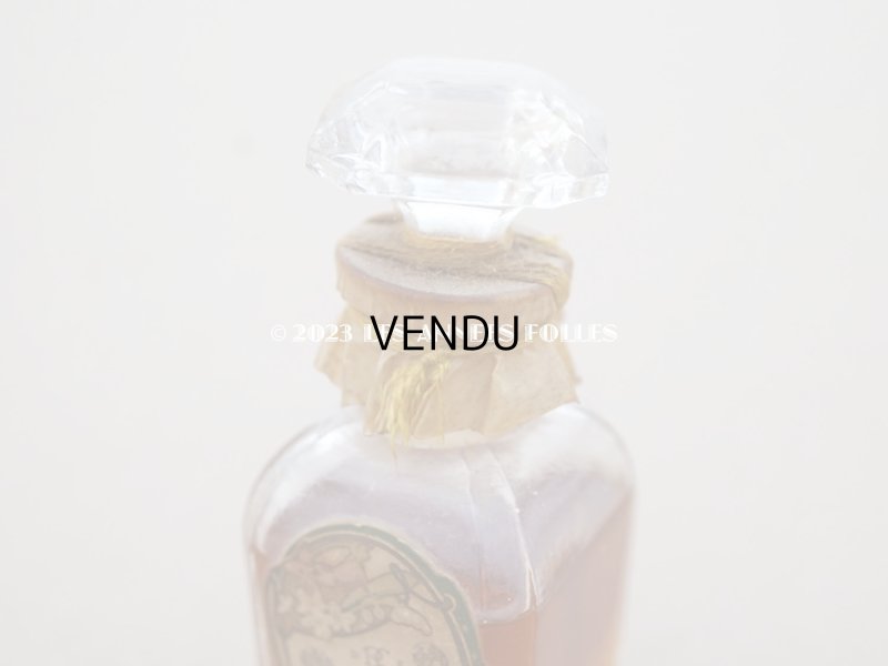 画像6: 未開封 アンティーク  鈴蘭&菫の小さなパフュームボトル クリスタル製 EXTRAIT CONCENTRE POUR LE MOUCHOIR  