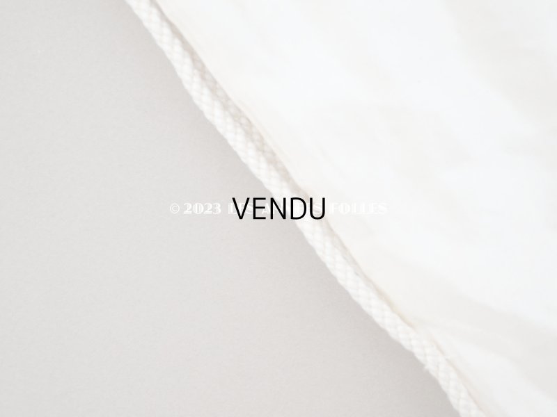 画像11: アンティーク シルク製 勿忘草のハンキーケース リボン付き ハンカチ用ポシェット JEANNE