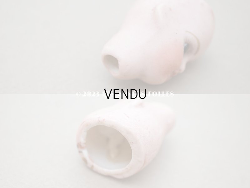 画像18: 未使用 アンティーク ミニョネットのヘッド ドールヘッド JV Jules Verlingue