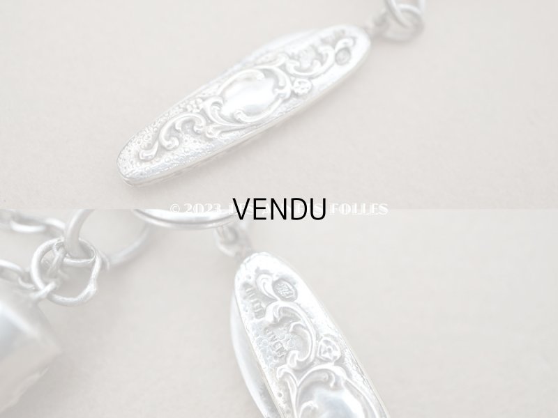 画像8: アンティーク ドール用 シルバー製 とても小さなシャトレーヌ