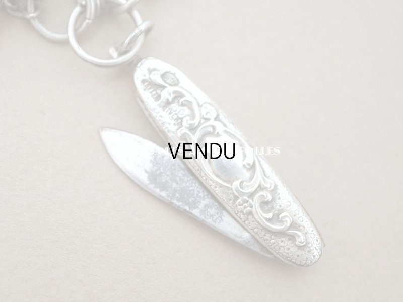 画像10: アンティーク ドール用 シルバー製 とても小さなシャトレーヌ