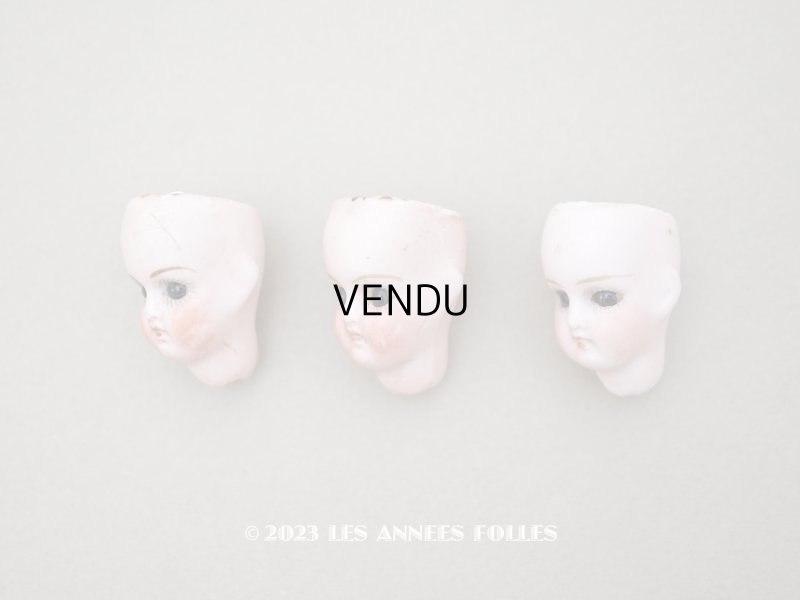 画像29: 未使用 アンティーク ミニョネットのヘッド ドールヘッド JV Jules Verlingue