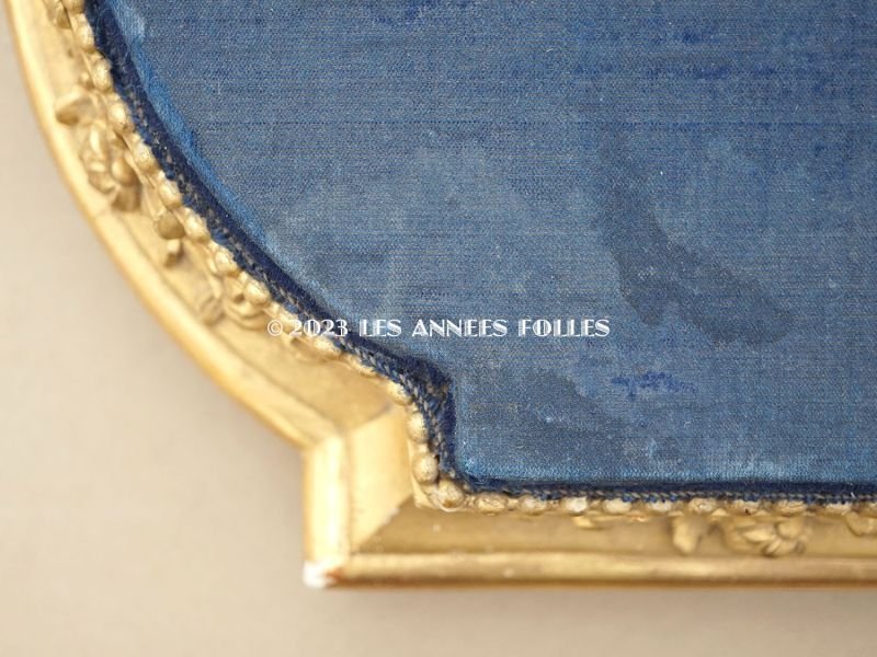 画像5: 19世紀 アンティーク 薔薇模様 木製の台座 ゴールド 