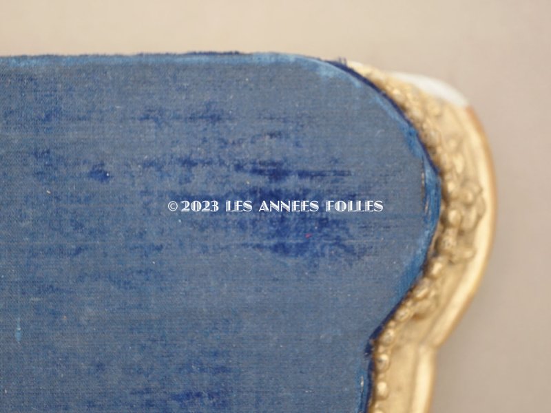 画像7: 19世紀 アンティーク 薔薇模様 木製の台座 ゴールド 