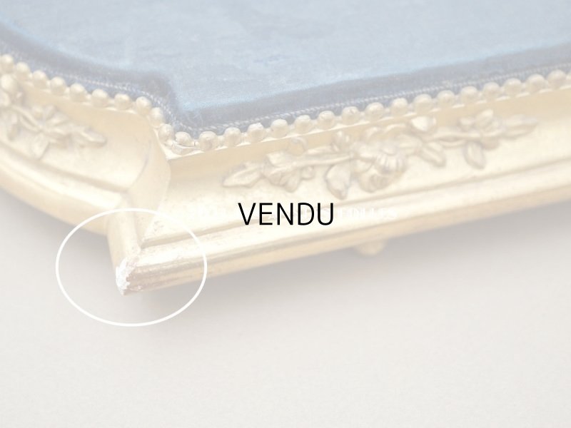 画像8: ＊蚤の市＊19世紀 アンティーク 薔薇模様 木製の台座 ゴールド 