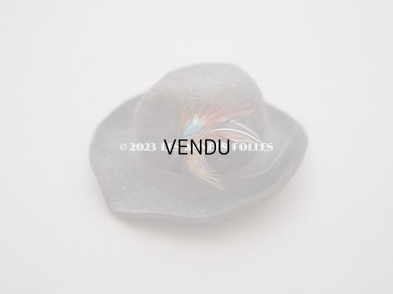 画像4: アンティーク ドール用 ハットボックス フェルトの帽子 - GELOT -