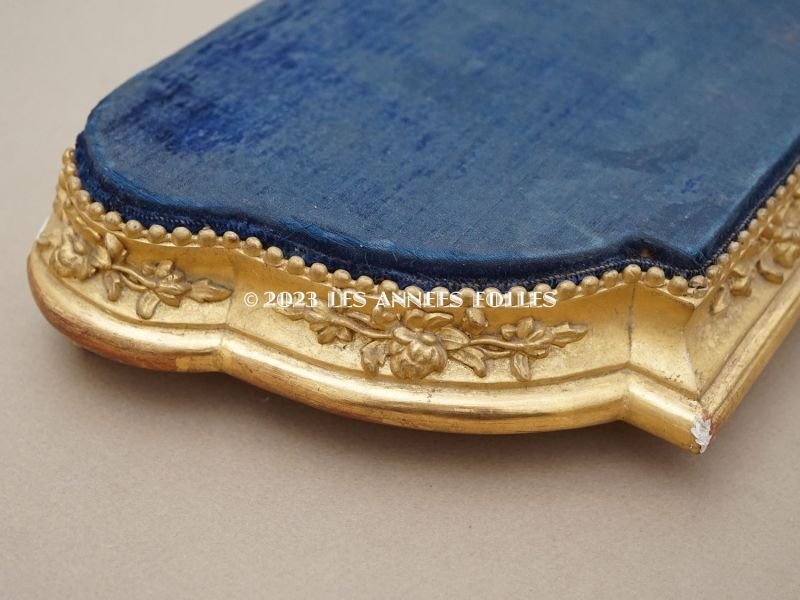 画像12: 19世紀 アンティーク 薔薇模様 木製の台座 ゴールド 