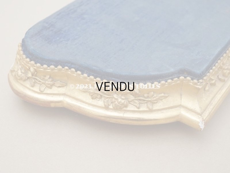 画像12: ＊蚤の市＊19世紀 アンティーク 薔薇模様 木製の台座 ゴールド 