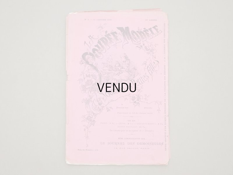 画像3: 1900年　アンティーク ドール新聞　型紙付き 15 JANVIER 1900 - LA POUPEE MODELE - 