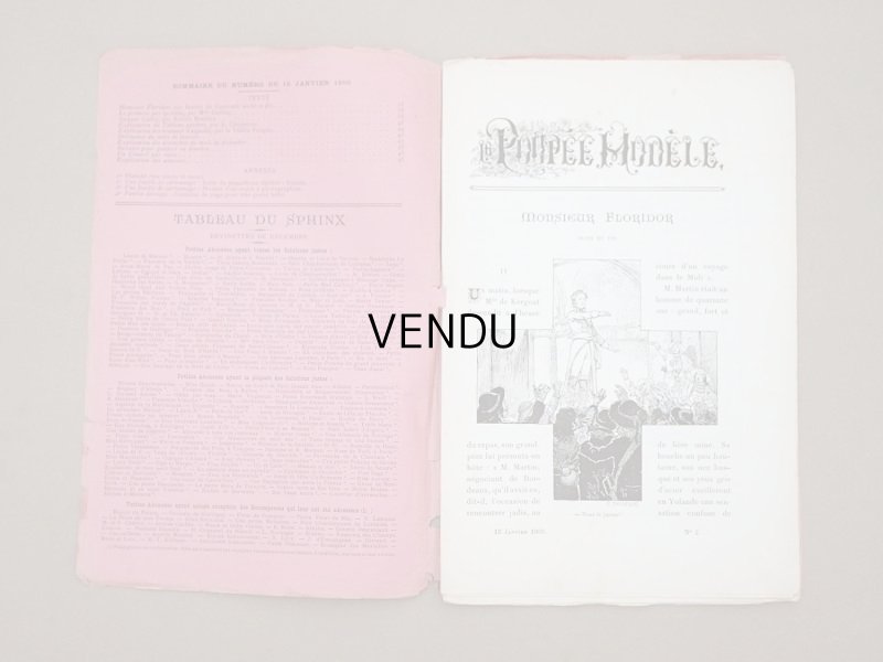 画像5: 1900年　アンティーク ドール新聞　型紙付き 15 JANVIER 1900 - LA POUPEE MODELE - 