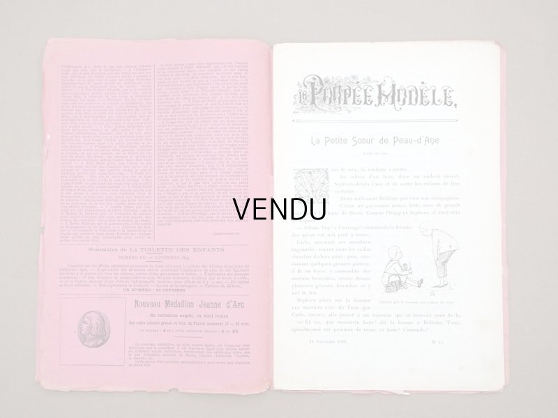 画像5: 1899年　アンティーク ドール新聞　型紙付き NOVEMBRE 1899 - LA POUPEE MODELE - 