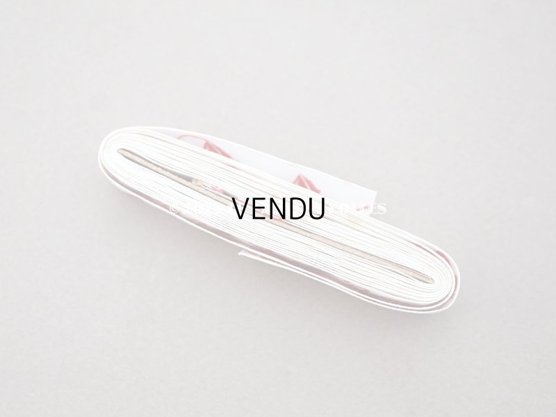 画像7: 1900年代 アンティーク 硝子の蓋の紙箱入り イニシャルテープ A