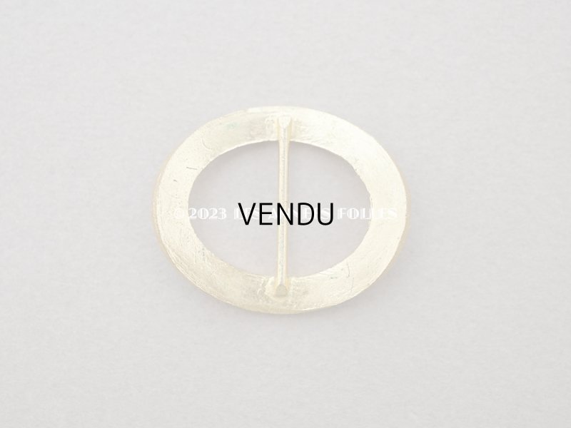 画像5: 19世紀末 アンティーク とても小さなバックル 薔薇のハンドペイント エナメル加工 