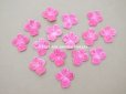 画像2: アンティーク 菫の花びら　ベルベットの布花 15ピースのセット　ピンク (2)