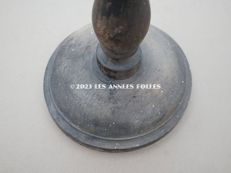 画像7: 19世紀 アンティーク 木製ネジ付き プレザントワール 大きなハット&ウィッグスタンド