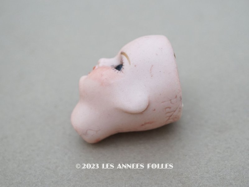 画像28: 未使用 アンティーク ミニョネットのヘッド ドールヘッド JV Jules Verlingue