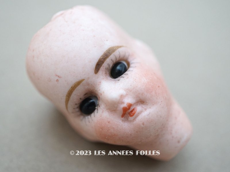 画像40: 未使用 アンティーク ミニョネットのヘッド ドールヘッド JV Jules Verlingue