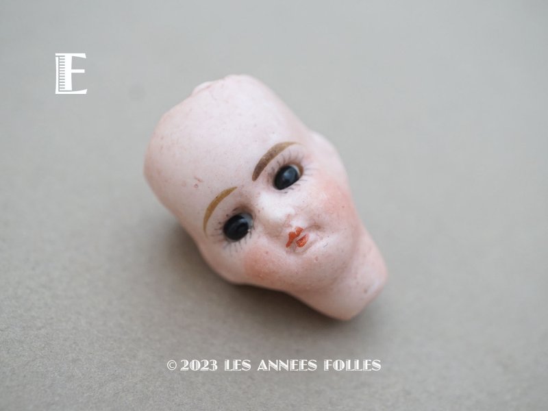 画像38: 未使用 アンティーク ミニョネットのヘッド ドールヘッド JV Jules Verlingue
