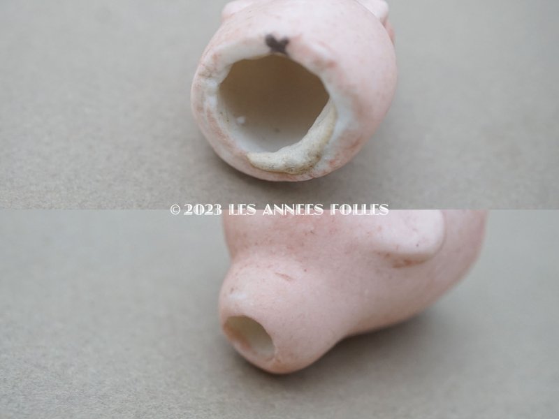 画像45: 未使用 アンティーク ミニョネットのヘッド ドールヘッド JV Jules Verlingue