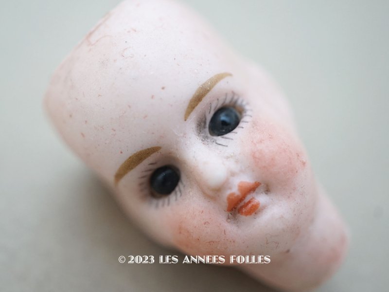 画像32: 未使用 アンティーク ミニョネットのヘッド ドールヘッド JV Jules Verlingue