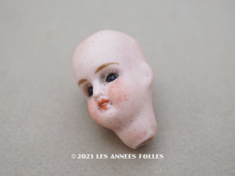 画像34: 未使用 アンティーク ミニョネットのヘッド ドールヘッド JV Jules Verlingue