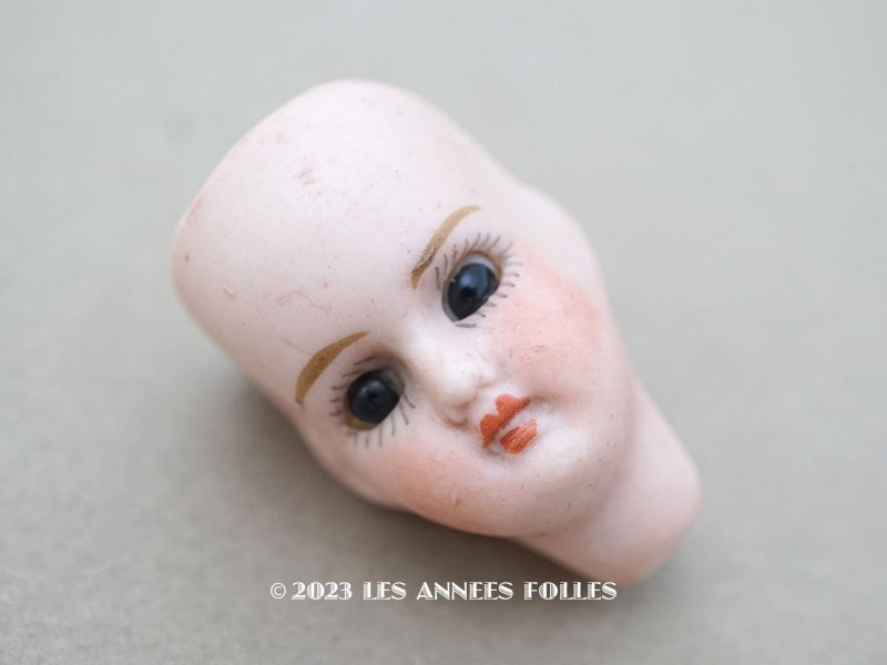 画像24: 未使用 アンティーク ミニョネットのヘッド ドールヘッド JV Jules Verlingue