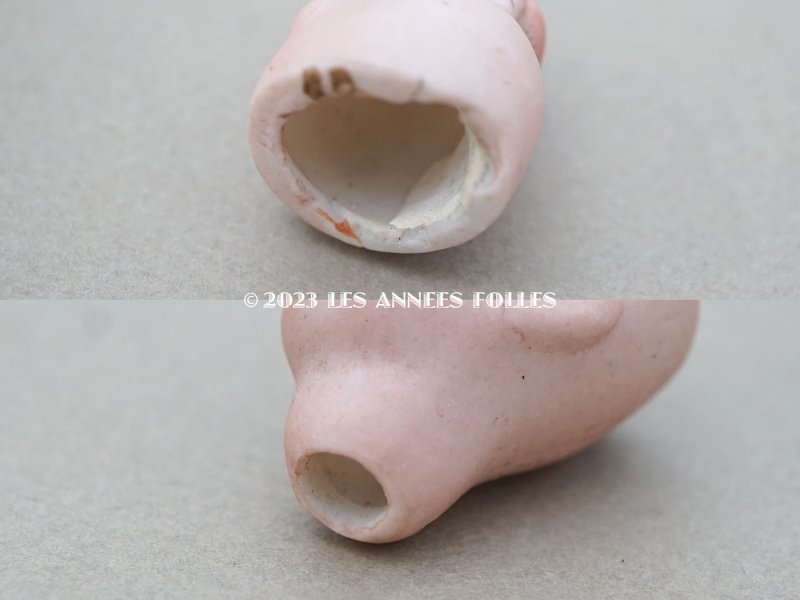 画像22: 未使用 アンティーク ミニョネットのヘッド ドールヘッド JV Jules Verlingue