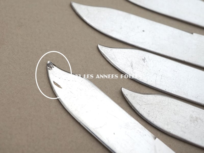 画像6: *蚤の市*アンティーク イニシャル入り ナイフ 5点セット - ROGERS&HAMILTON -