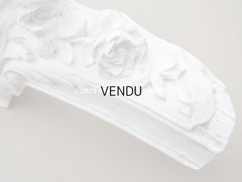 画像8: 1900年頃 アンティーク 大きな石膏のオーナメント ロカイユ装飾