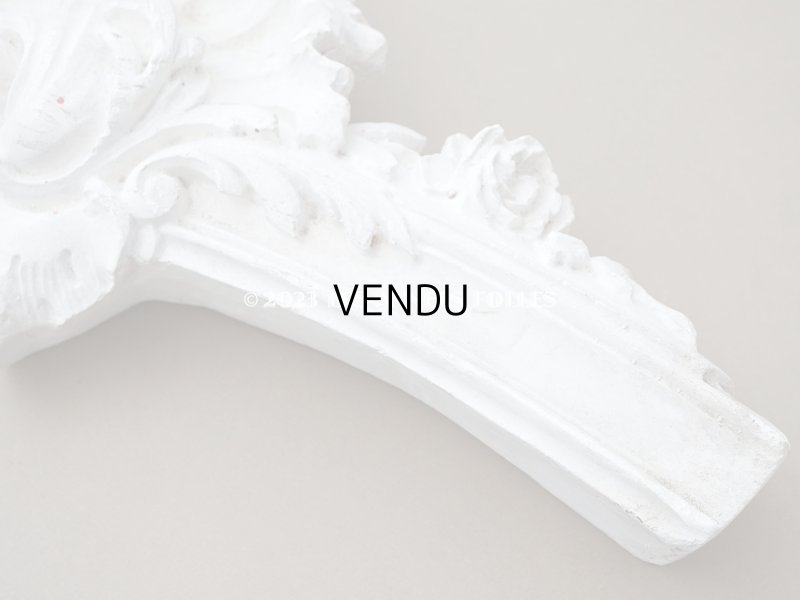 画像5: 1900年頃 アンティーク 大きな石膏のオーナメント ロカイユ装飾