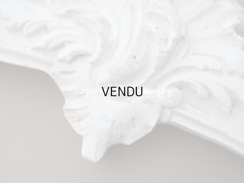 画像4: 1900年頃 アンティーク 大きな石膏のオーナメント ロカイユ装飾